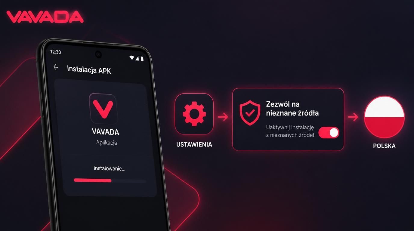 Android z procesem instalacji APK w Polsce, pokazanie zgody na instalację z nieznanych źródeł