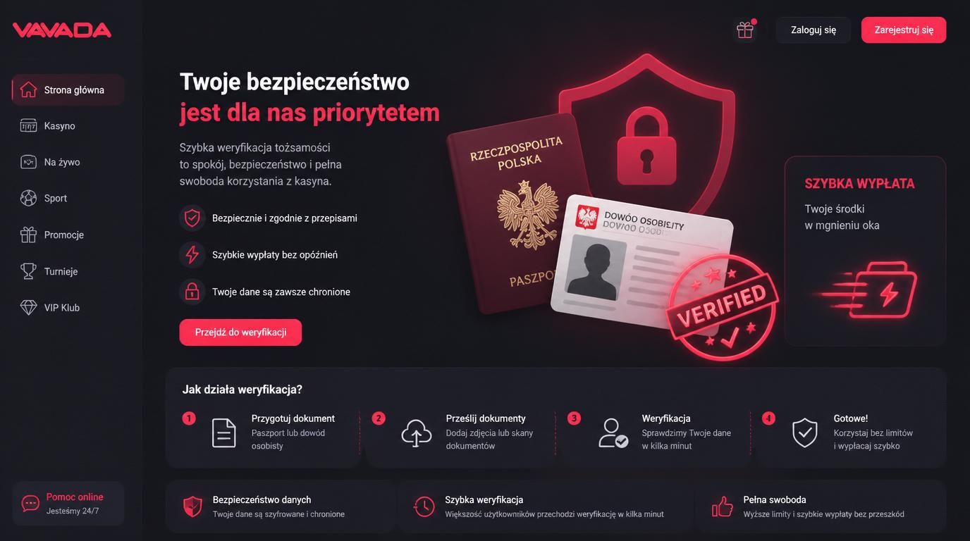 Proces weryfikacji KYC z dokumentami i oznaczeniem „zweryfikowane”